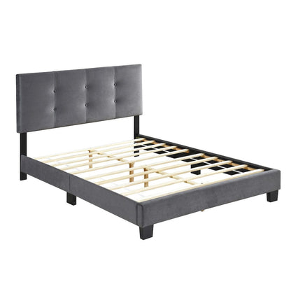 Homelegance  - Newberry Full Platform Bed in Dark gray - 1350DGF-1  view 8