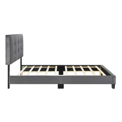 Homelegance  - Newberry Full Platform Bed in Dark gray - 1350DGF-1  view 9