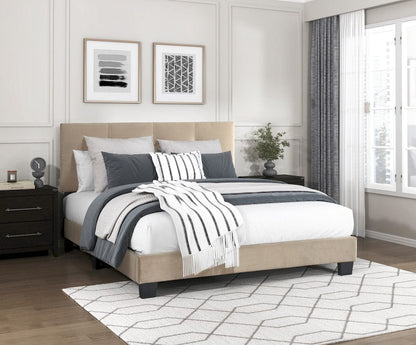Homelegance  - Newberry Full Platform Bed in Light brown - 1350BRF-1  view 2