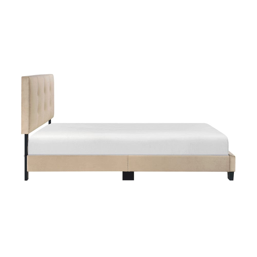 Homelegance  - Newberry Full Platform Bed in Light brown - 1350BRF-1  view 5