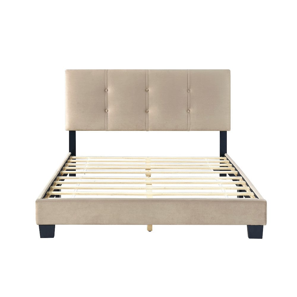 Homelegance  - Newberry Full Platform Bed in Light brown - 1350BRF-1  view 6