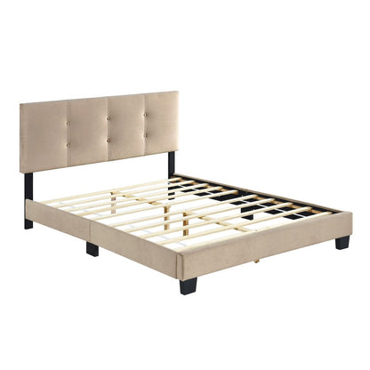 Homelegance  - Newberry Full Platform Bed in Light brown - 1350BRF-1  view 7