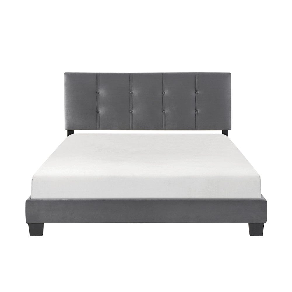 Homelegance  - Newberry Queen Platform Bed in Dark gray - 1350DG-1  view 1