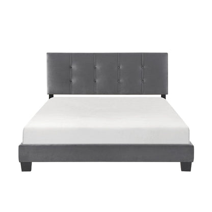 Homelegance  - Newberry Queen Platform Bed in Dark gray - 1350DG-1  view 1