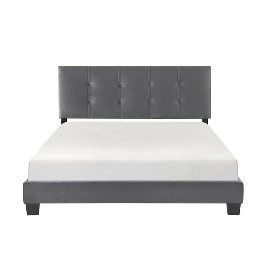Homelegance  - Newberry Queen Platform Bed in Dark gray - 1350DG-1  view 1