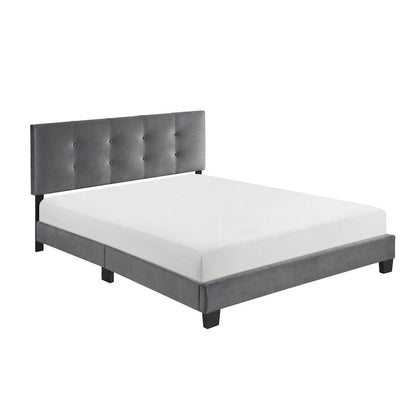 Homelegance  - Newberry Queen Platform Bed in Dark gray - 1350DG-1  view 5