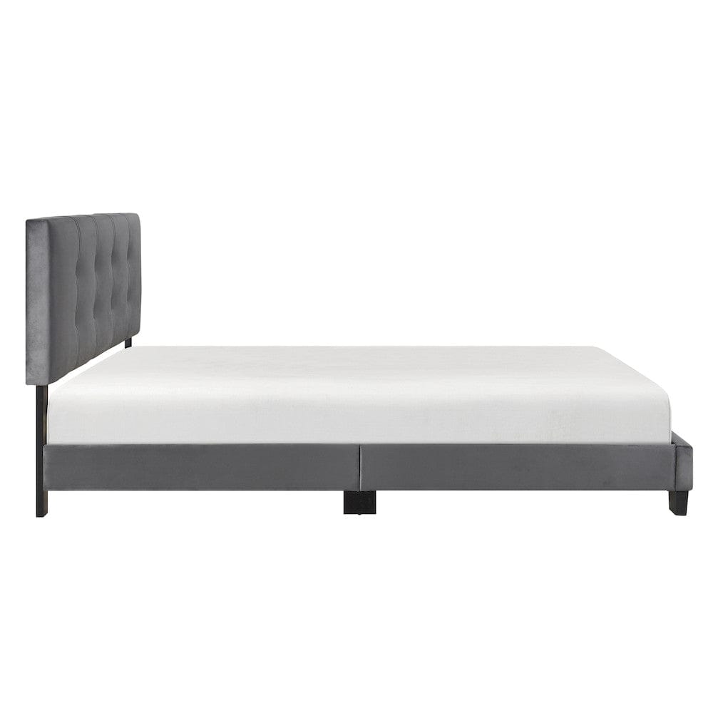 Homelegance  - Newberry Queen Platform Bed in Dark gray - 1350DG-1  view 6
