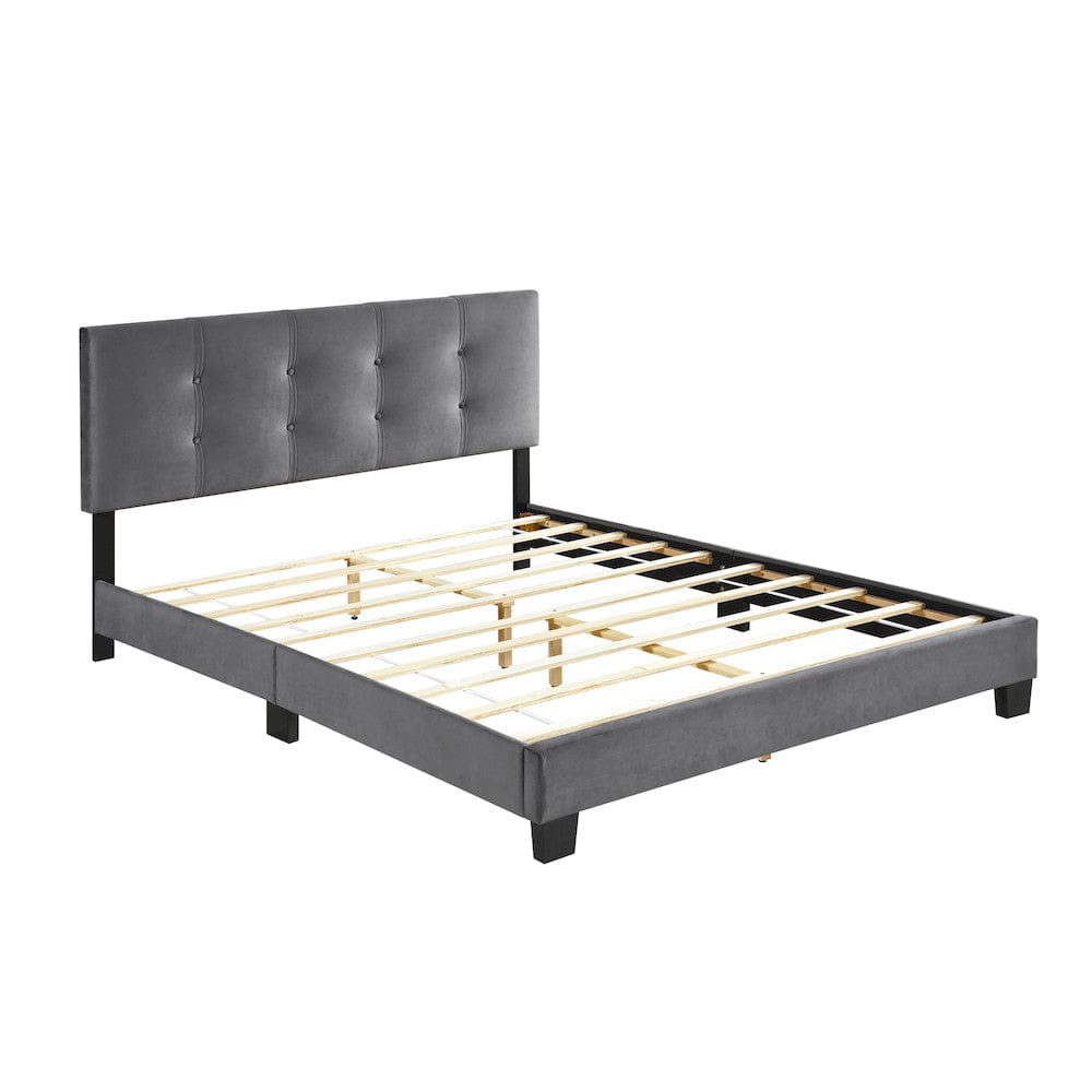 Homelegance  - Newberry Queen Platform Bed in Dark gray - 1350DG-1  view 8