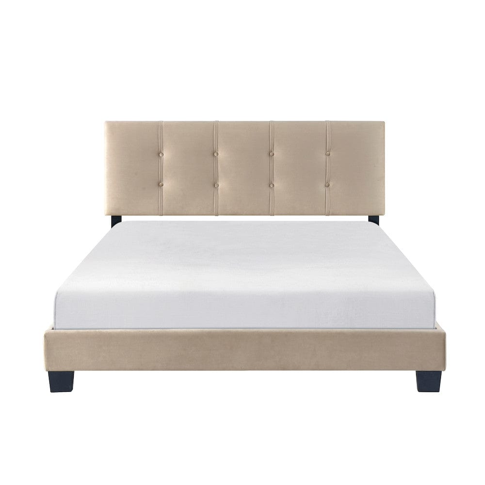 Homelegance  - Newberry Queen Platform Bed in Light brown - 1350BR-1  view 1