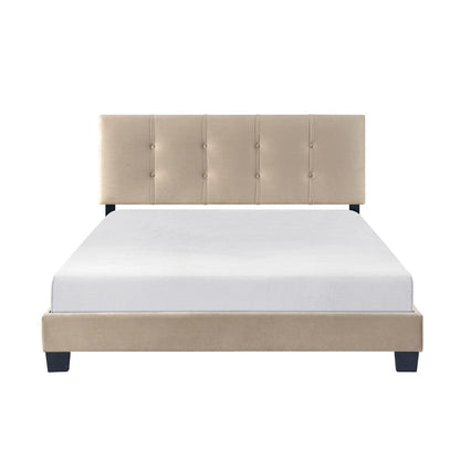 Homelegance  - Newberry Queen Platform Bed in Light brown - 1350BR-1  view 1