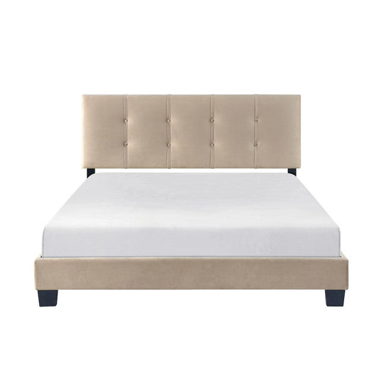 Homelegance  - Newberry Queen Platform Bed in Light brown - 1350BR-1  view 1