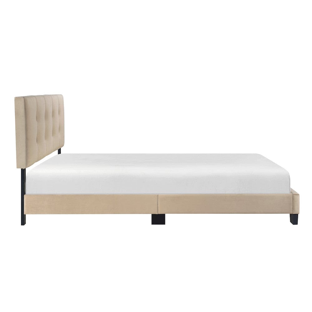 Homelegance  - Newberry Queen Platform Bed in Light brown - 1350BR-1  view 5