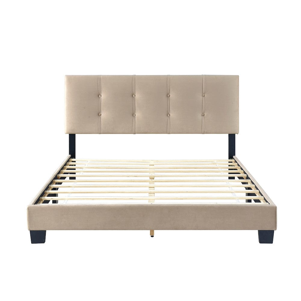Homelegance  - Newberry Queen Platform Bed in Light brown - 1350BR-1  view 6