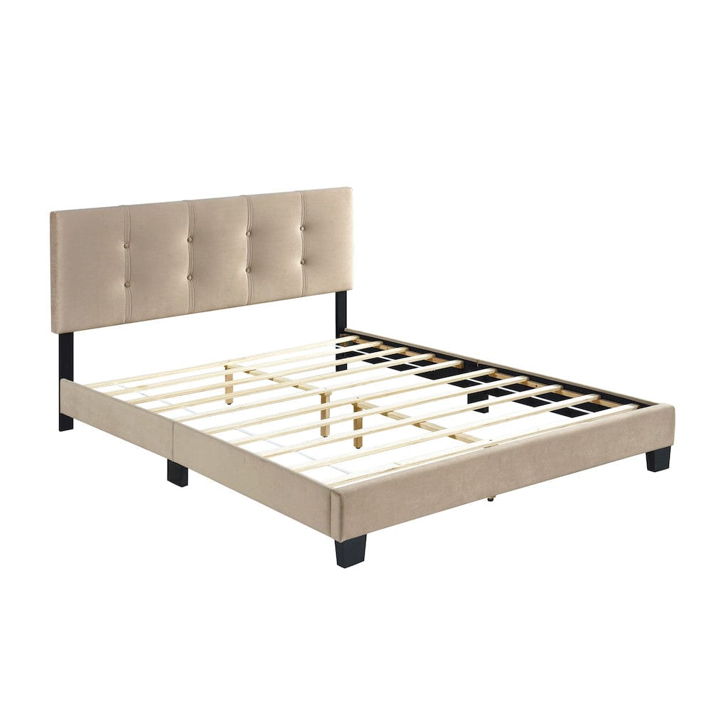 Homelegance  - Newberry Queen Platform Bed in Light brown - 1350BR-1  view 7