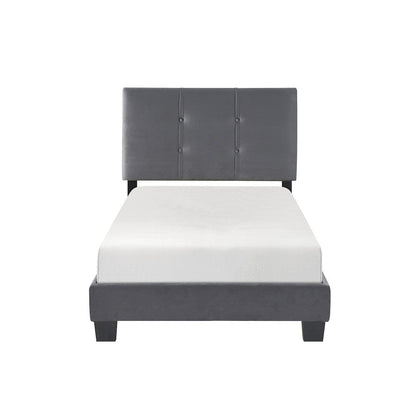 Homelegance  - Newberry Twin Platform Bed in Dark gray - 1350DGT-1  view 5