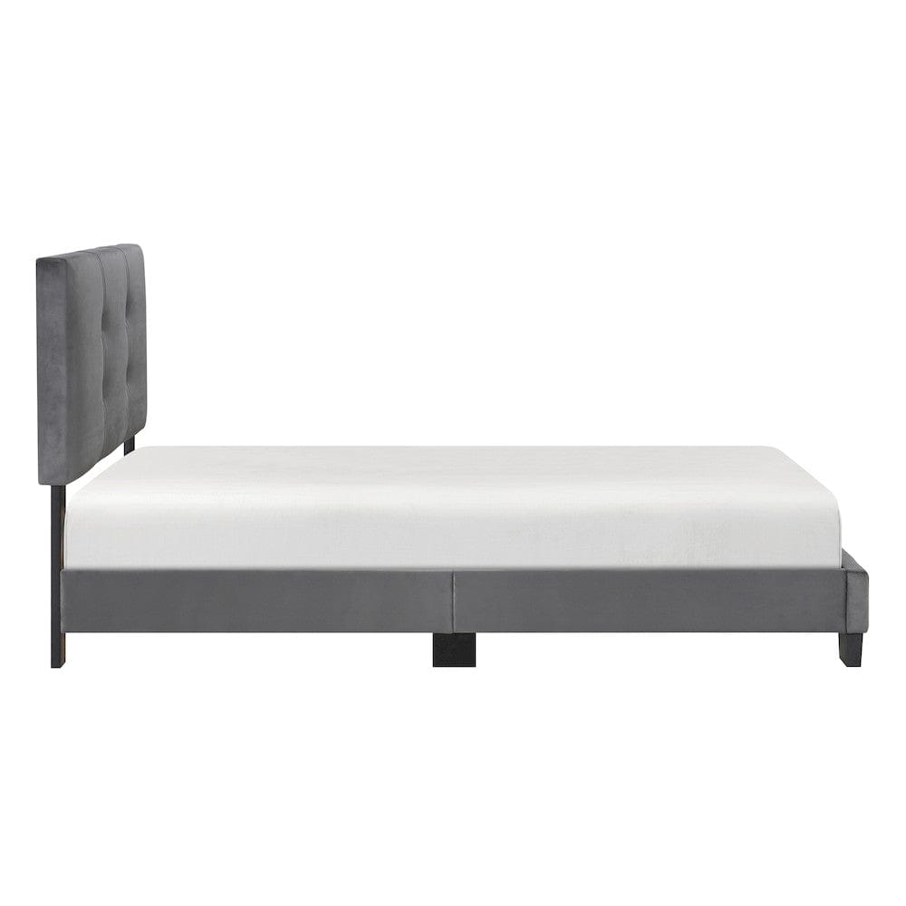 Homelegance  - Newberry Twin Platform Bed in Dark gray - 1350DGT-1  view 6
