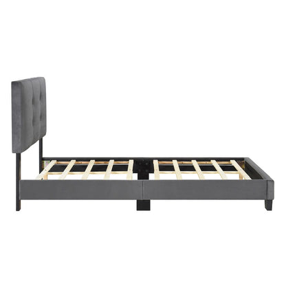 Homelegance  - Newberry Twin Platform Bed in Dark gray - 1350DGT-1  view 9