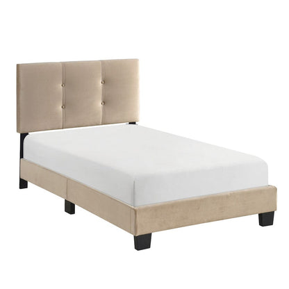 Homelegance  - Newberry Twin Platform Bed in Light brown - 1350BRT-1  view 1