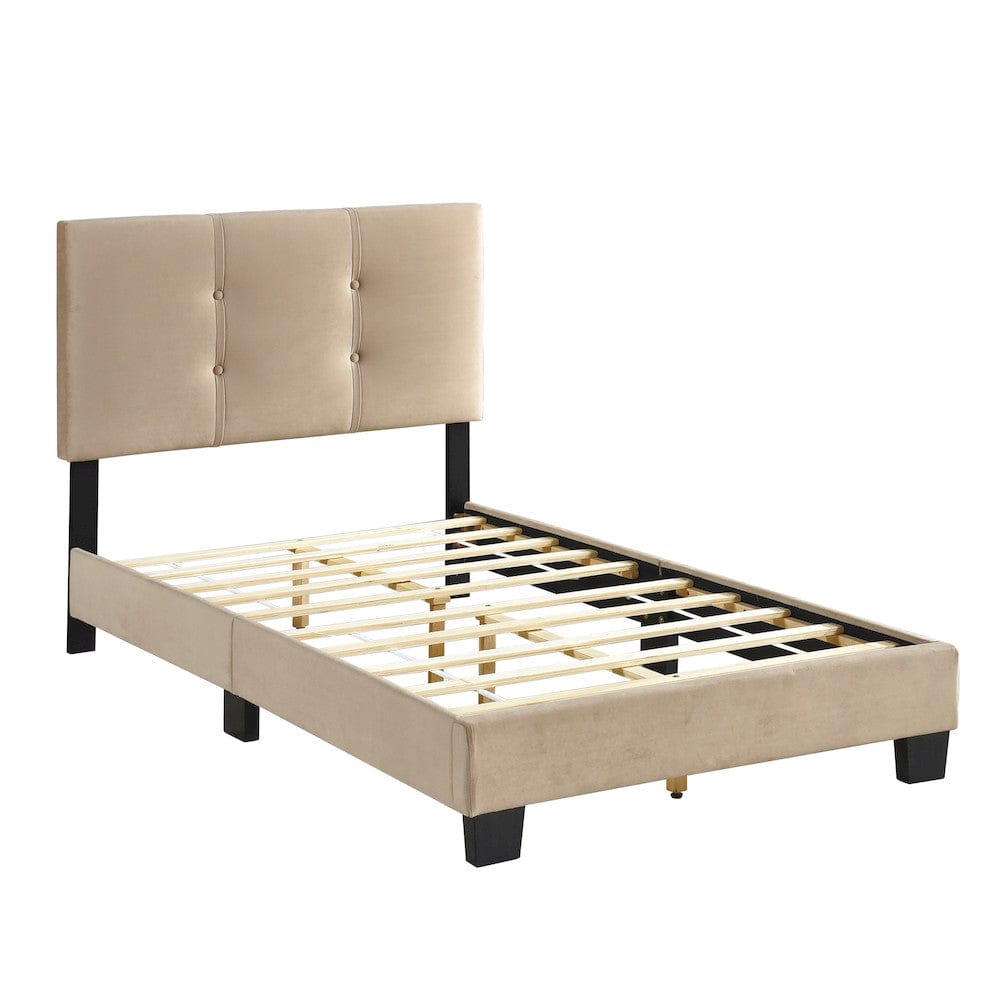 Homelegance  - Newberry Twin Platform Bed in Light brown - 1350BRT-1  view 7