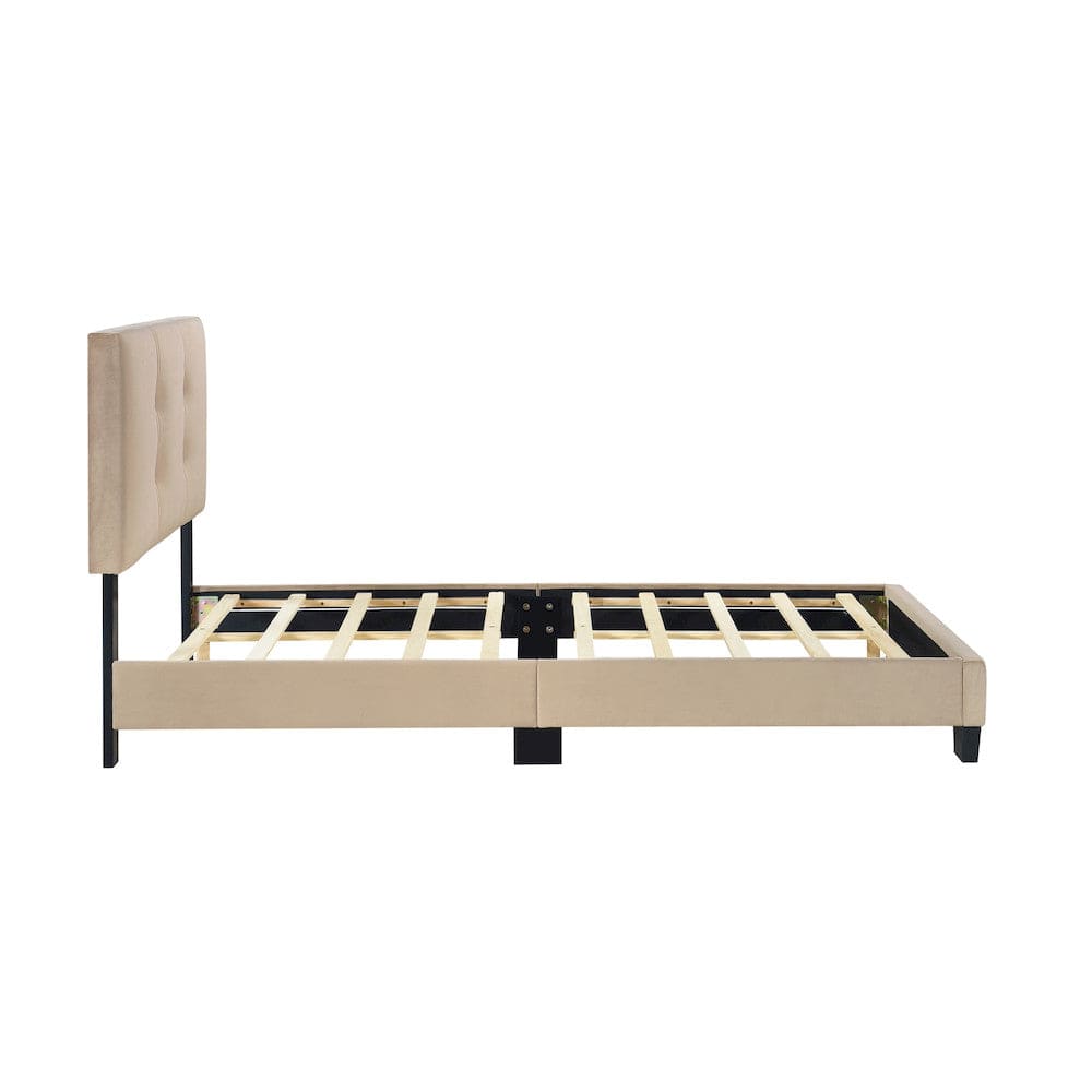 Homelegance  - Newberry Twin Platform Bed in Light brown - 1350BRT-1  view 8