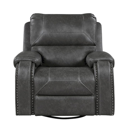 Homelegance  - Newnan Swivel Glider Reclining Chair in Gray - 8549GRY-1  view 1