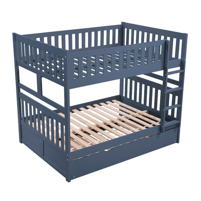 Homelegance  - Nora Full/Full Bunk Bed - B2083BUFF-1x  view 8
