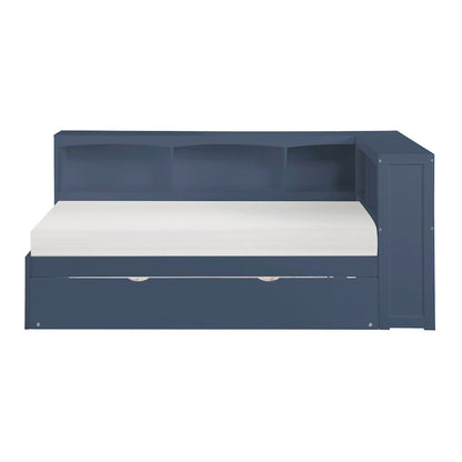 Homelegance  - Nora Twin Bookcase Corner Platform Bed - B2083BUBC-1BCx  view 6
