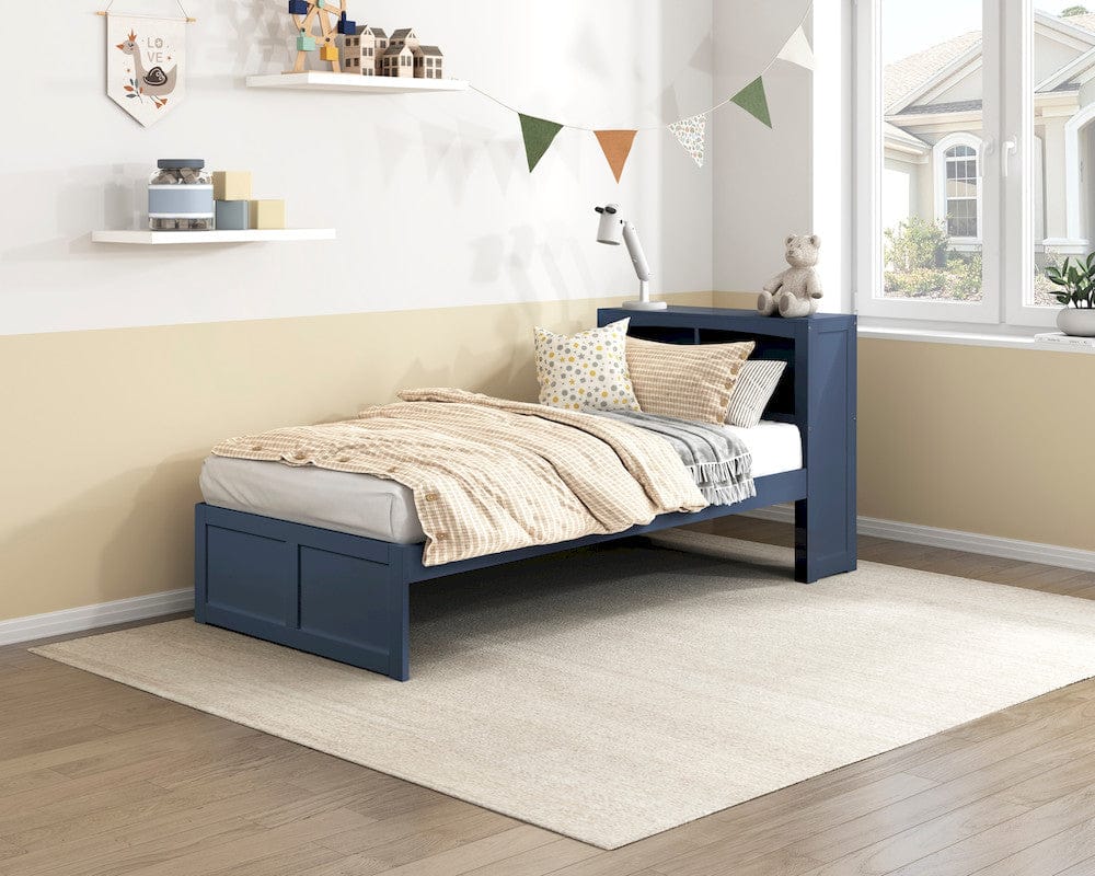 Homelegance  - Nora Twin Bookcase Platform Bed - B2083BUBC-1x  view 3