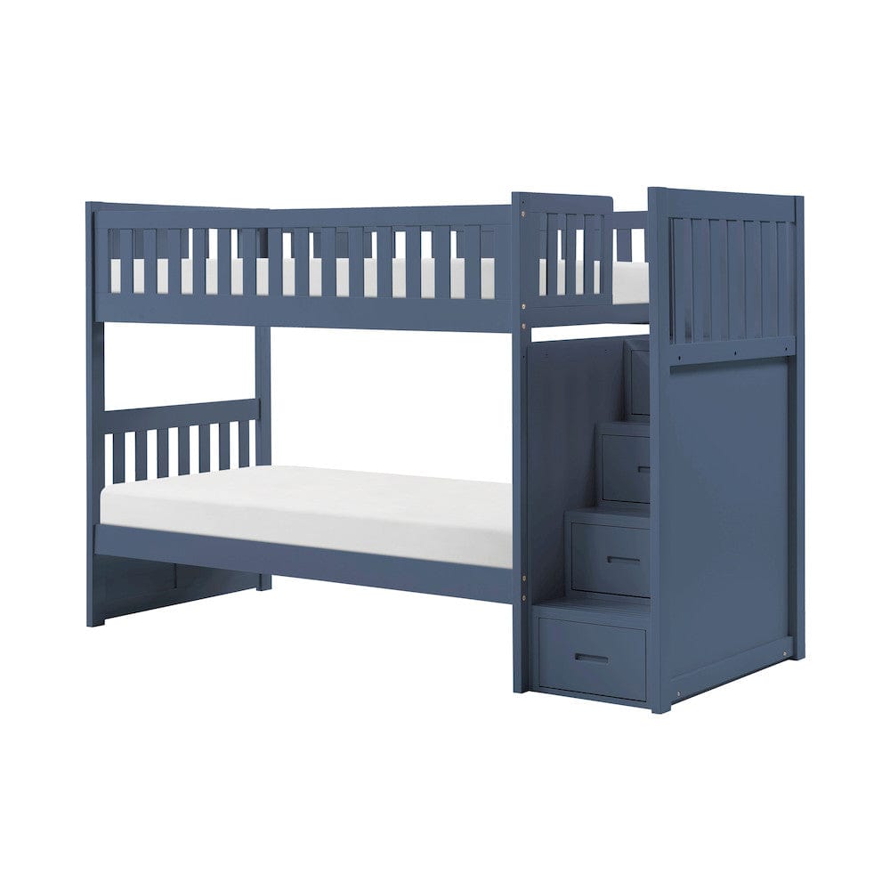 Homelegance  - Nora Twin/Twin Step Bunk Bed - B2083BUSB-1x  view 1