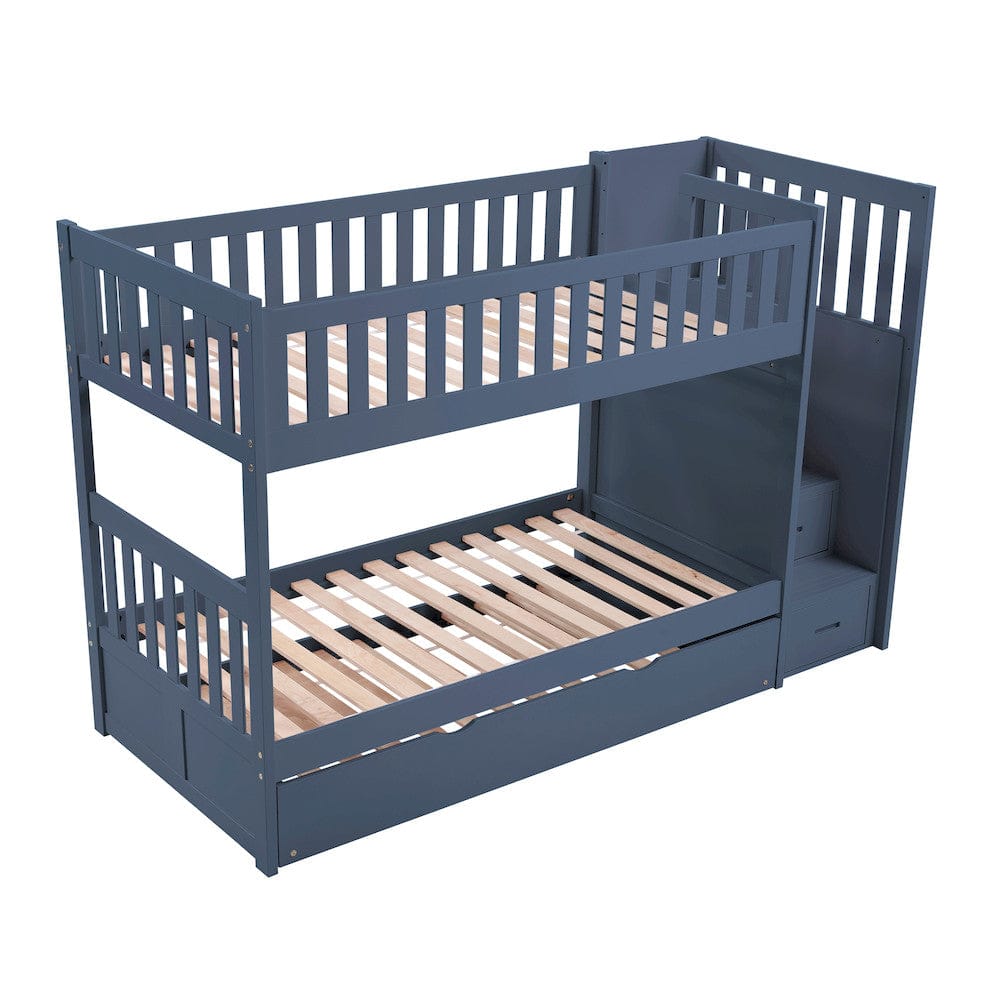Homelegance  - Nora Twin/Twin Step Bunk Bed - B2083BUSB-1x  view 10