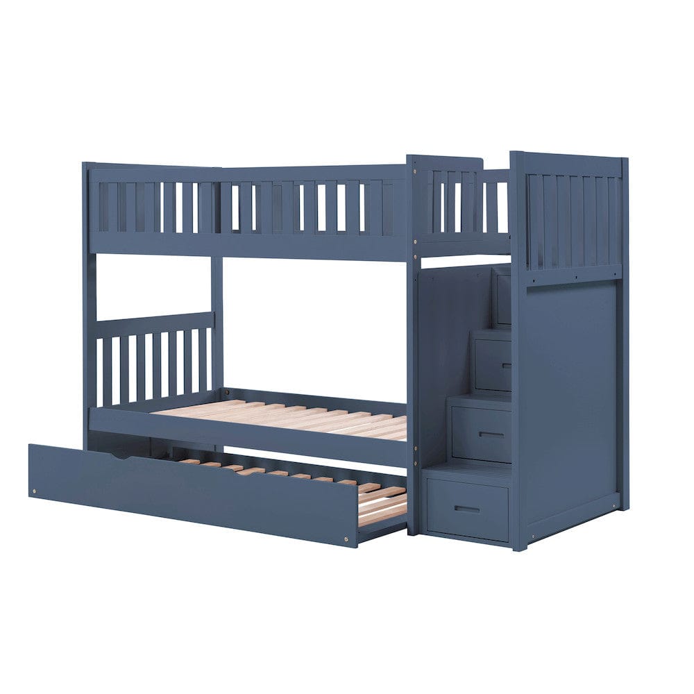 Homelegance  - Nora Twin/Twin Step Bunk Bed - B2083BUSB-1x  view 12