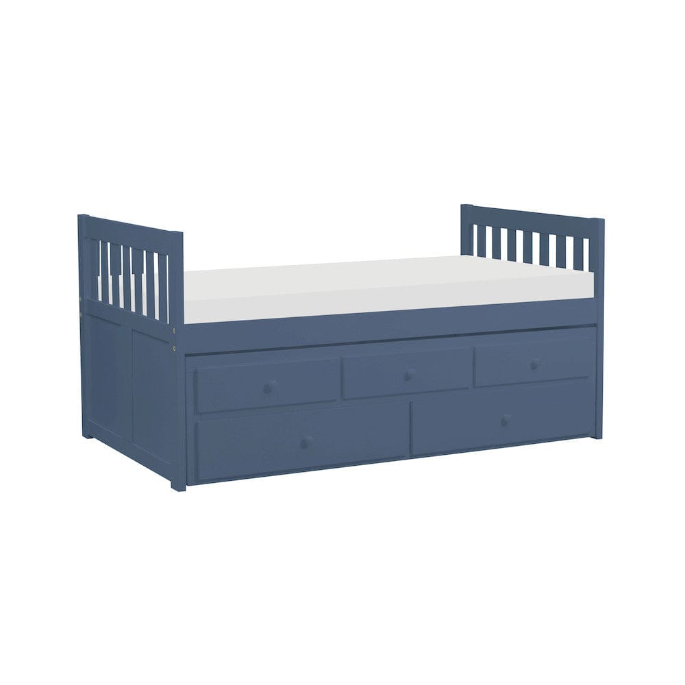 Homelegance  - Nora Twin/Twin Trundle Bed - B2083BUPR-1x  view 3