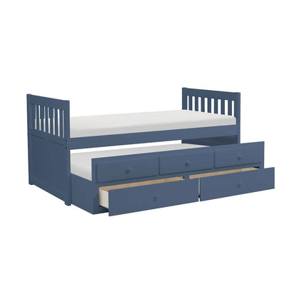 Homelegance  - Nora Twin/Twin Trundle Bed - B2083BUPR-1x  view 5