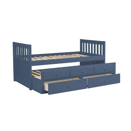 Homelegance  - Nora Twin/Twin Trundle Bed - B2083BUPR-1x  view 6