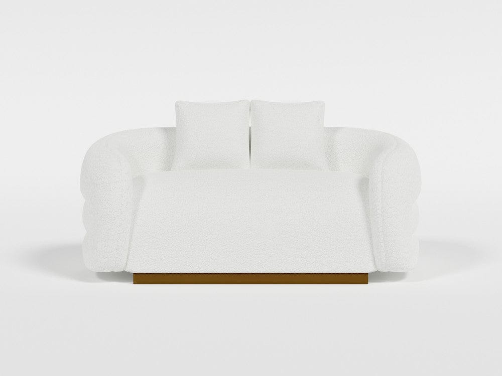Homelegance  - Novella Love Seat in White - 8568WH-2  view 1