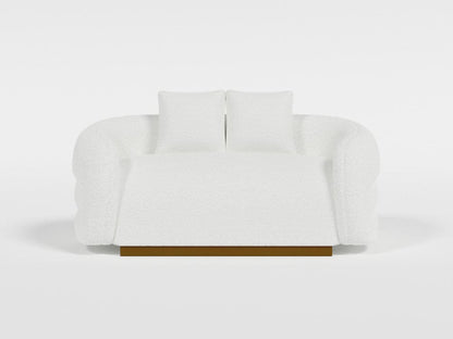 Homelegance  - Novella Love Seat in White - 8568WH-2  view 1