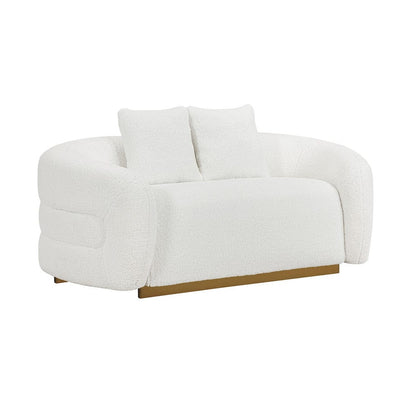 Homelegance  - Novella Love Seat in White - 8568WH-2  view 10