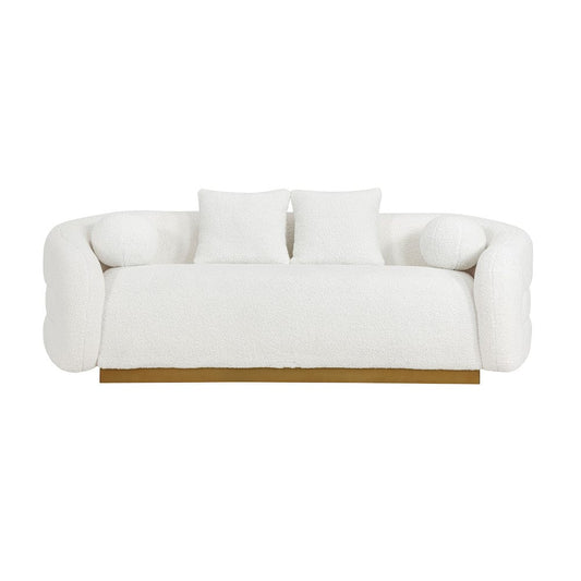 Homelegance  - Novella Sofa in White - 8568WH-3  view 2