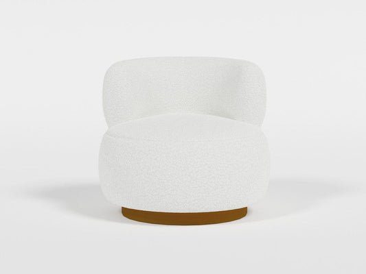 Homelegance  - Novella Swivel Chair in White - 8568WH-1  view 1