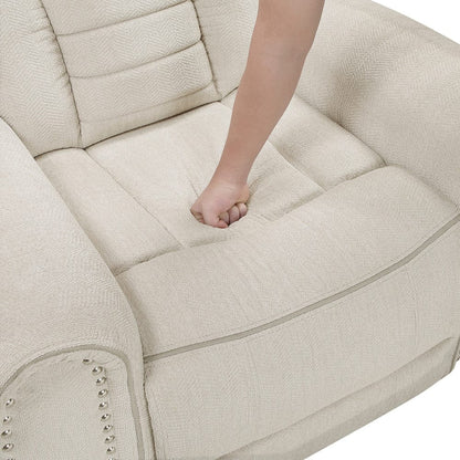 Homelegance  - Nutmeg Double Reclining Sofa in Beige - 9901BE-3  view 6