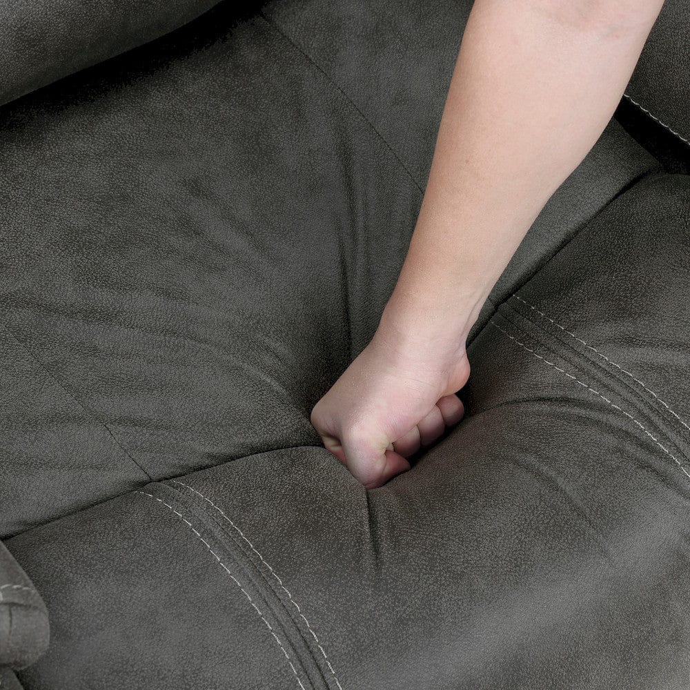 Homelegance  - Oberon Double Reclining Sofa in Dark gray - 9634DGY-3  view 2