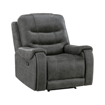 Homelegance  - Oberon Reclining Chair in Dark gray - 9634DGY-1  view 1