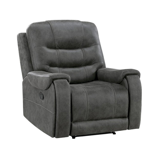 Homelegance  - Oberon Reclining Chair in Dark gray - 9634DGY-1  view 1