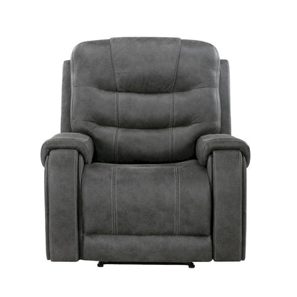 Homelegance  - Oberon Reclining Chair in Dark gray - 9634DGY-1  view 4