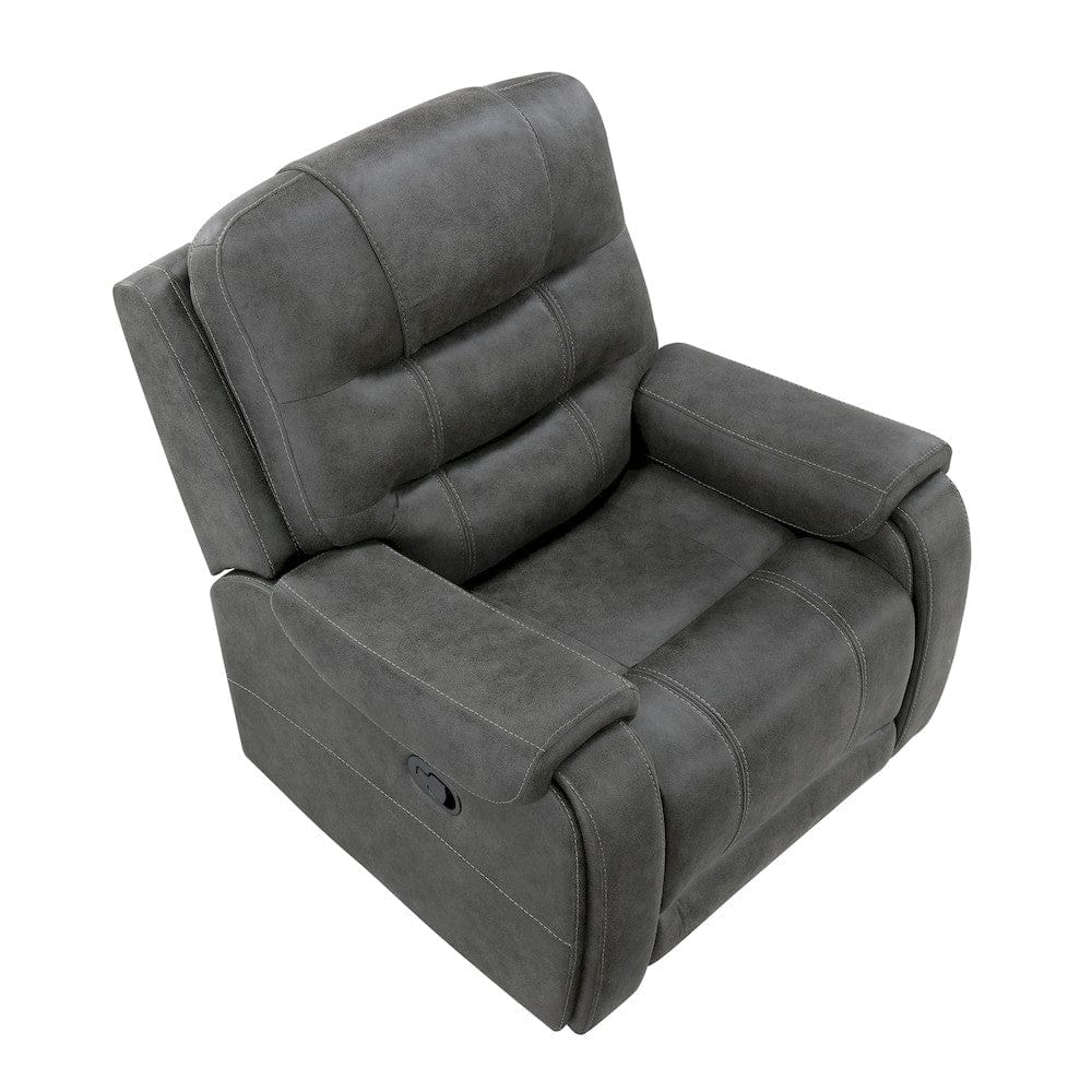 Homelegance  - Oberon Reclining Chair in Dark gray - 9634DGY-1  view 5