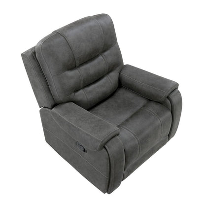 Homelegance  - Oberon Reclining Chair in Dark gray - 9634DGY-1  view 5