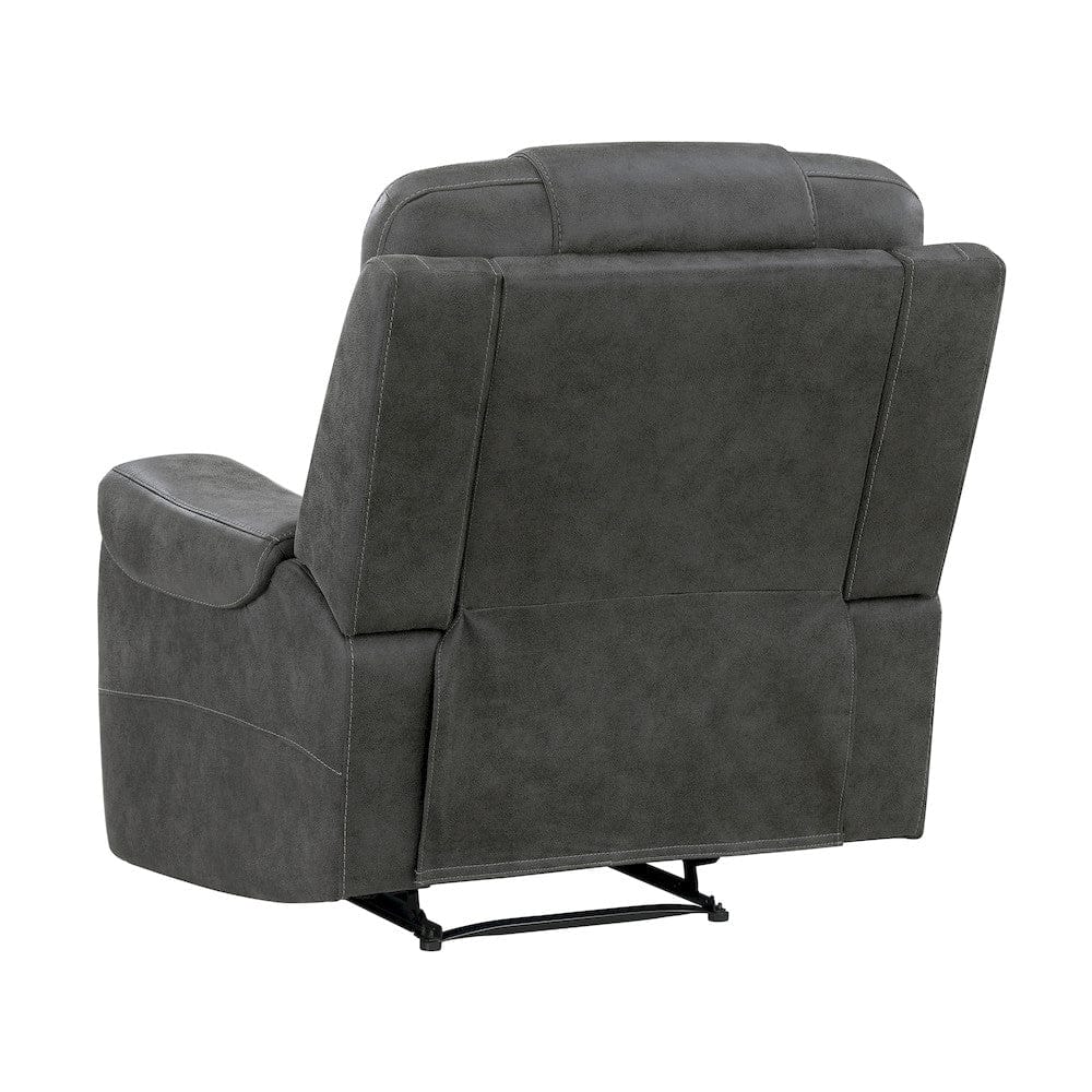 Homelegance  - Oberon Reclining Chair in Dark gray - 9634DGY-1  view 7