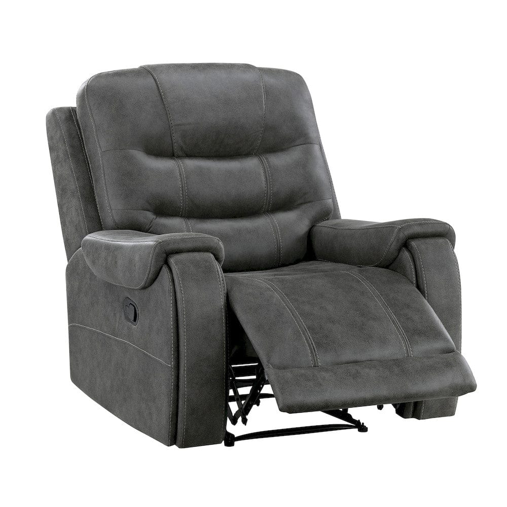 Homelegance  - Oberon Reclining Chair in Dark gray - 9634DGY-1  view 9