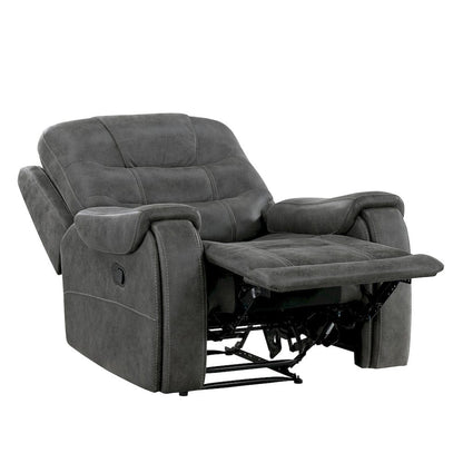 Homelegance  - Oberon Reclining Chair in Dark gray - 9634DGY-1  view 10