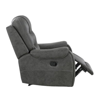 Homelegance  - Oberon Reclining Chair in Dark gray - 9634DGY-1  view 11